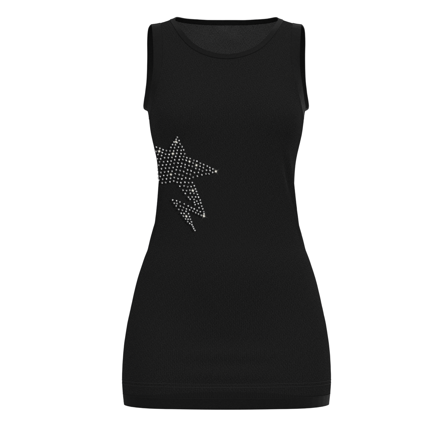 Galaxy Essential Black Dress